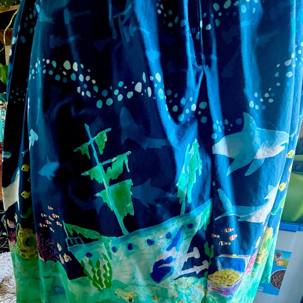 Modcloth Deep Blue Skirt